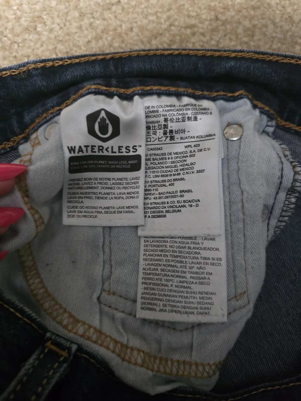 Levi's 514 Straight Fit Jeans Men's 33x30 Medium Dark Wash